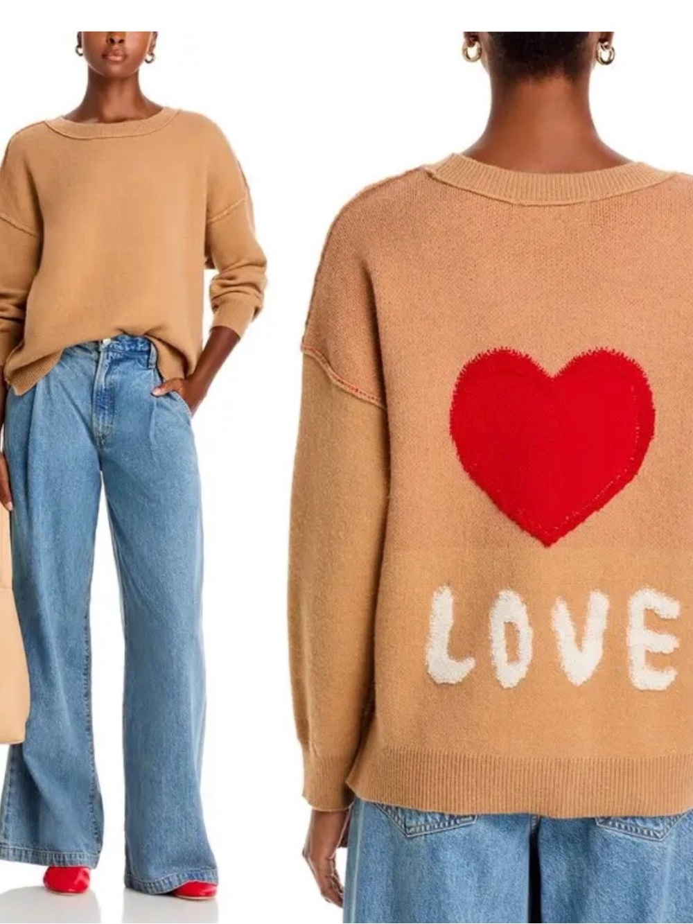 Like New Vintage Havanna Happy Face Crewneck Sweater S